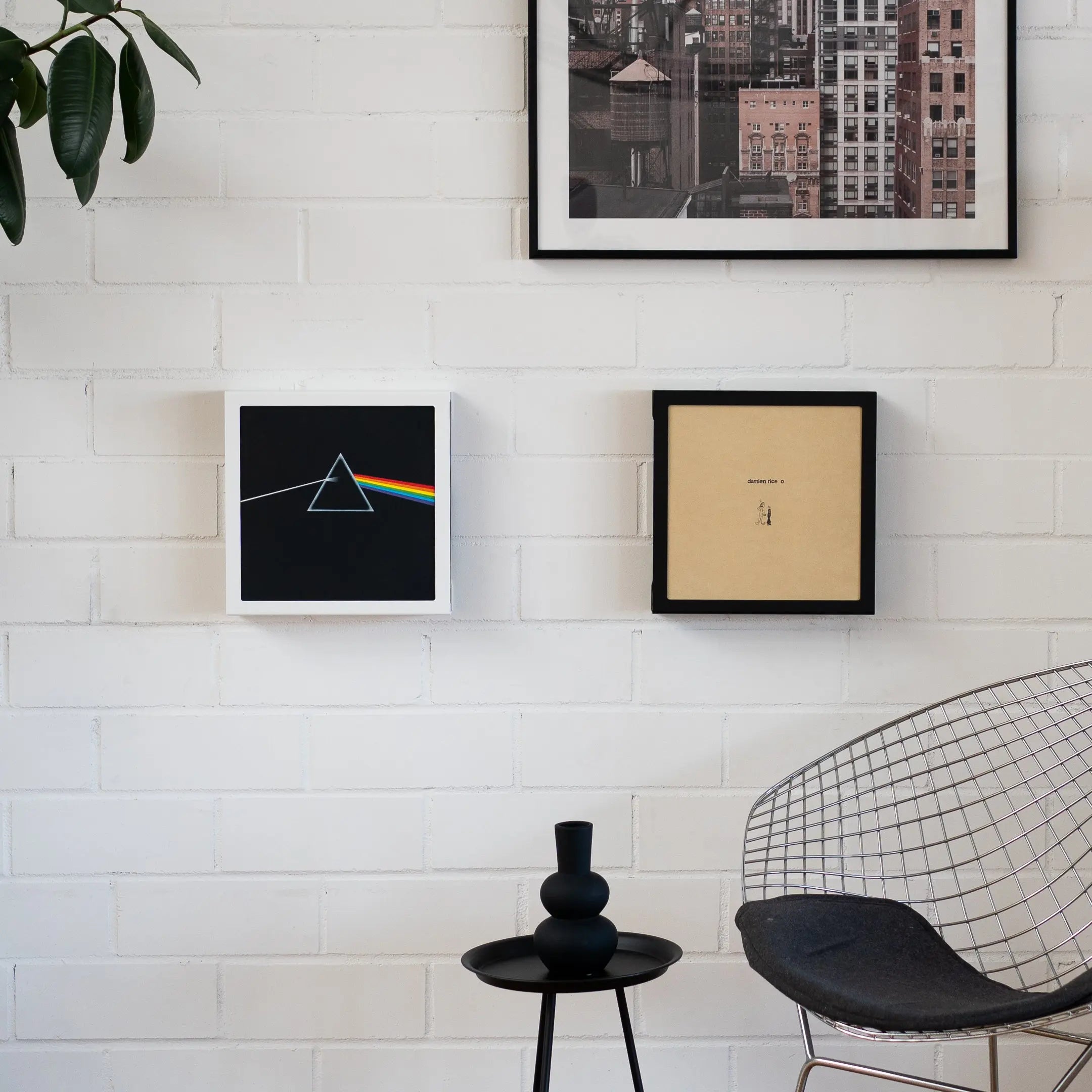 Schallplatten Wandhalterung für 12 Zoll Vinyl Records - Square (Single) FLATE® Store